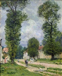 Die Straße nach Marly-le-Roi, oder Die Straße nach Versailles, 1875